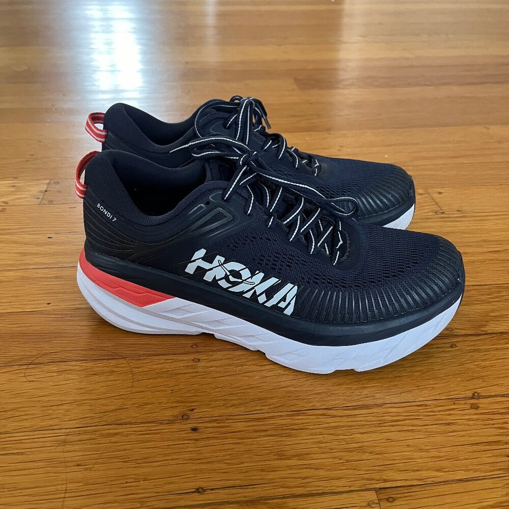 HOKA Bondi 7, Navy, Women's 6.5